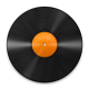 Orange Vinyl Record